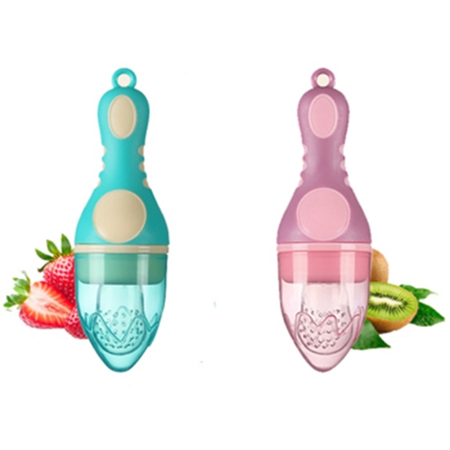 Ice Cream Shape Silicone Food Feeder Teether for Infant