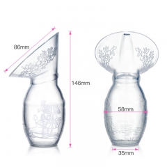 90ml Soft Silicone Breastmilk Pump With Cap