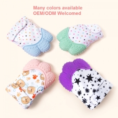 BPA Free Silicone Teething Mittens