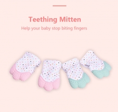 BPA Free Silicone Teething Mittens