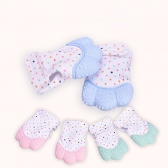 BPA Free Silicone Teething Mittens