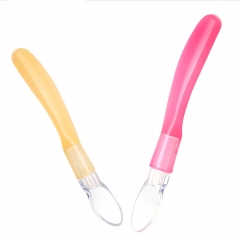 Newborn Baby Silicone Spoon