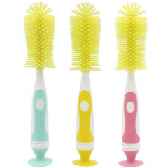 2 in 1 Standable Silicone Baby Bottles Cleaning Brushes