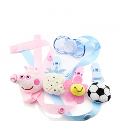 BPA Free Automatic Close Infant Baby Pacifier with Plush Toy