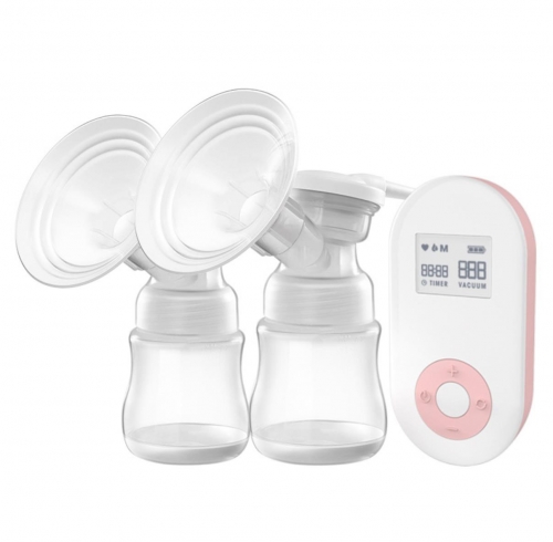 Wholesale Electric Breast Pump Double-Sided Full Silicone with Massage Function