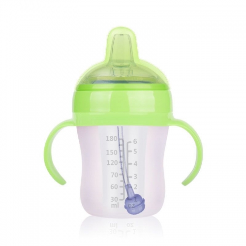 180ml Wide Neck Silicone Spout Water Bottle