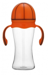 Wide Neck Sports Cap Baby Feeding Bottle With Handle