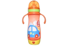 15oz Big Size Cartoon Printed PP Baby Feeding Bottle