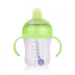 Transaprent Silicone Feeding Bottle 180ml/270ml