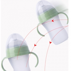 Transaprent Silicone Feeding Bottle 180ml/270ml