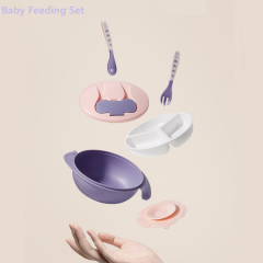 Baby Suction Feeding Bowls In Three Dispenser