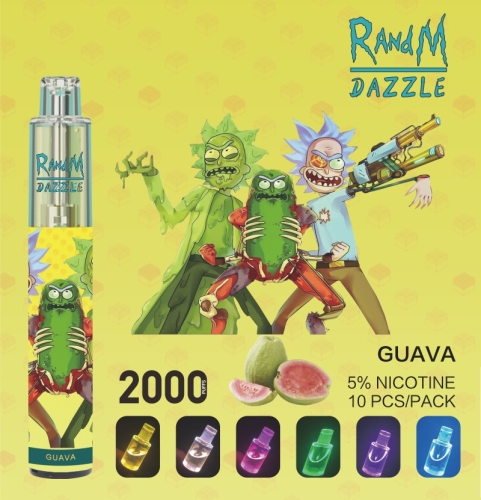 Movkin RandM Dazzle Rick and Morty LED Disposable Vape (2000 Puffs)