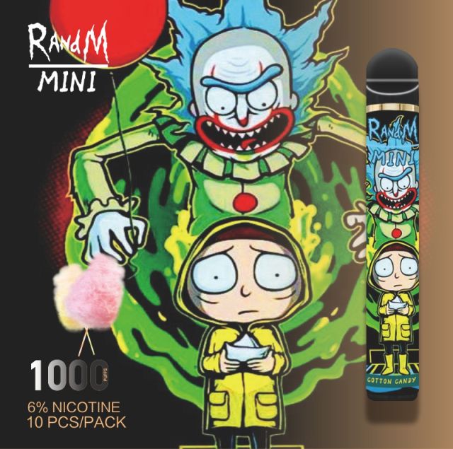 Movkin RandM Mini Rick and Morty Disposable Vape (1000 Puffs)