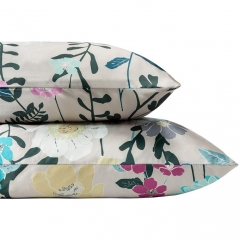 Satin Pillow case-Floral