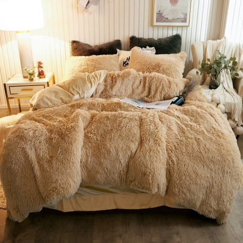 Faux fur Comforter Cover Set-1