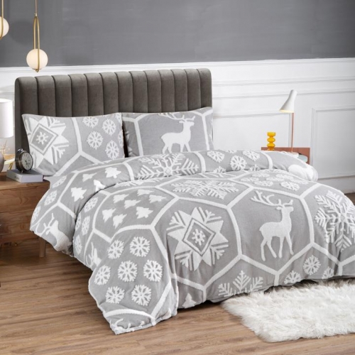 Teddy Fleece Duvet Cover Set