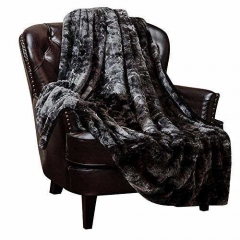 Fuzzy Faux Fur Throw Blankets