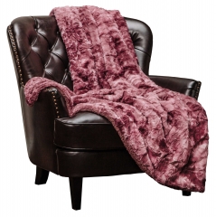 Fuzzy Faux Fur Throw Blankets