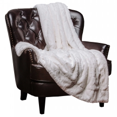 Fuzzy Faux Fur Throw Blankets