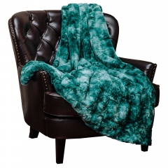 Fuzzy Faux Fur Throw Blankets