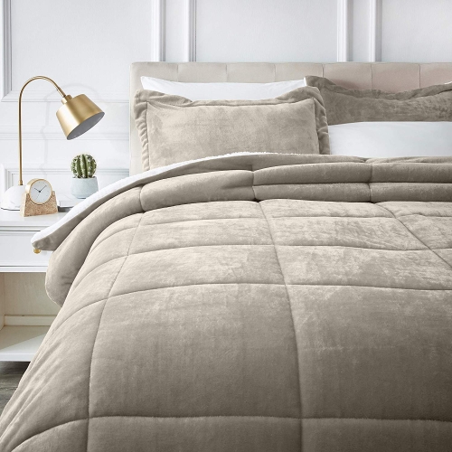 Sherpa comforter set