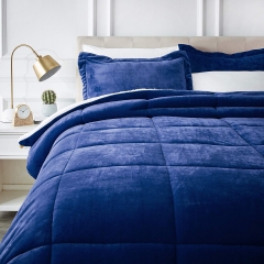 Sherpa comforter set