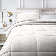 Sherpa comforter set