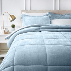 Sherpa comforter set