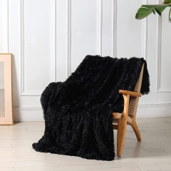 Decorative Extra Soft Fuzzy Faux Fur Throw Blanket