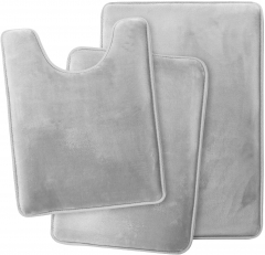 3 pieces Memory Foam Bath Rugs