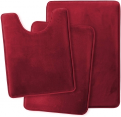 3 pieces Memory Foam Bath Rugs