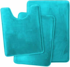 3 pieces Memory Foam Bath Rugs