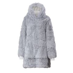 faux fur hoody