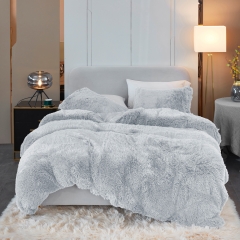 faux fur duvet cover set