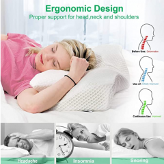 Cervical Contour Memory Foam Pillow