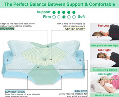 Cervical Contour Memory Foam Pillow