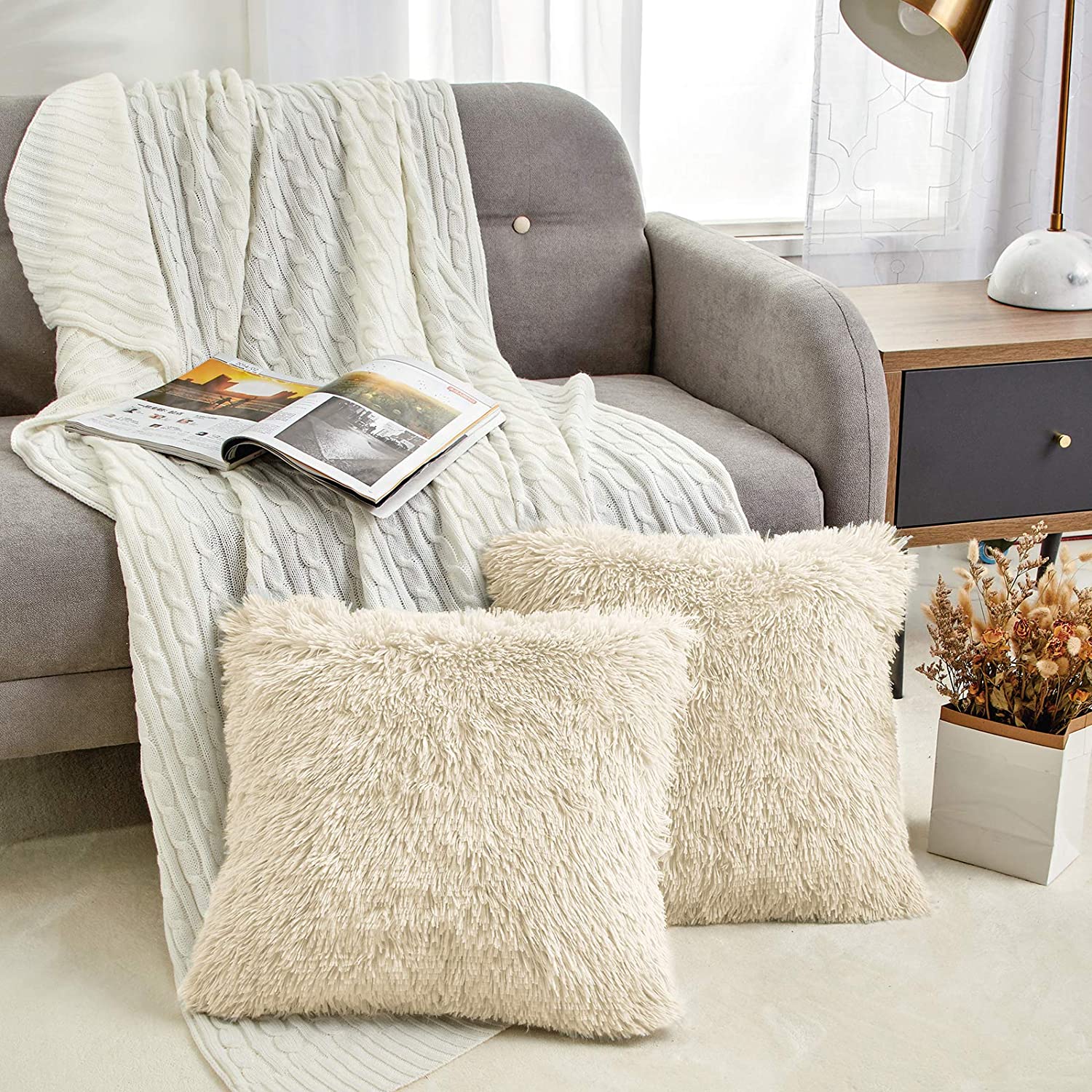 Fluffy Soft Cushion Covers