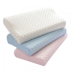 Bubble Fleece Memory Foam Pillow