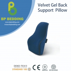 Velvet Gel Back Support Pillow