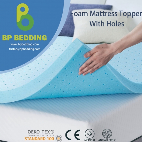 Foam Mattress Topper With Holes