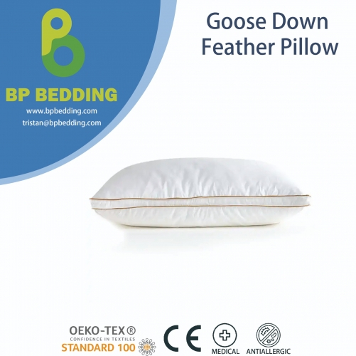 Goose Down Feather Pillow