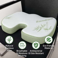 Bamboo Memory Foam Cushion