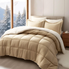 Flannel Sherpa Comforter set