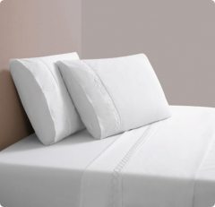 Embroidered Cotton Sheet set