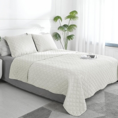 Ultrasonic Quilted Cationic Comforter Set