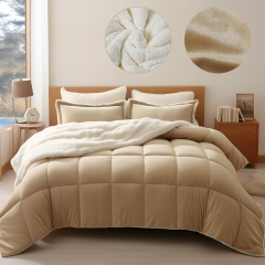 Flannel Sherpa Comforter set
