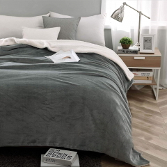 Flannel Sherpa Comforter set