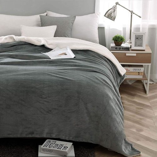 Flannel Sherpa Comforter set