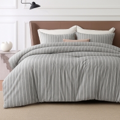 Washed Cationic Flannel Comforter