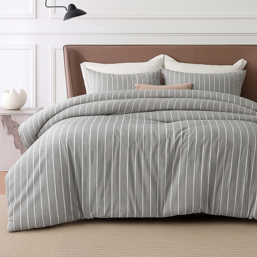Washed Cationic Flannel Comforter